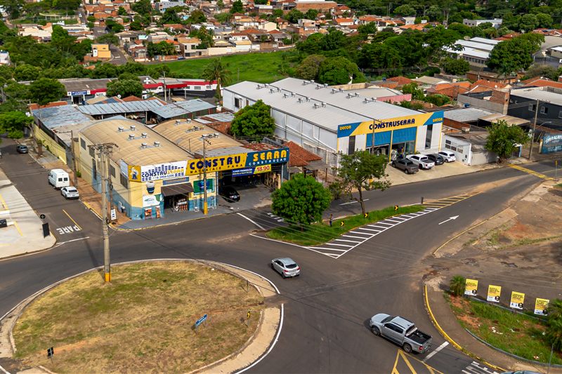 Vista aérea da Construserra em Presidente Prudente